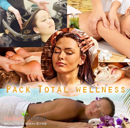 120MN PACK TOTAL WELLNESS (Ayurvédique + Champissage + soin visage + Kobido) 