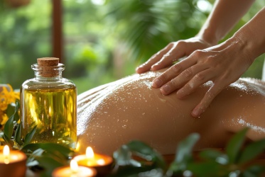 60Mn Massage aux Huiles Chaudes